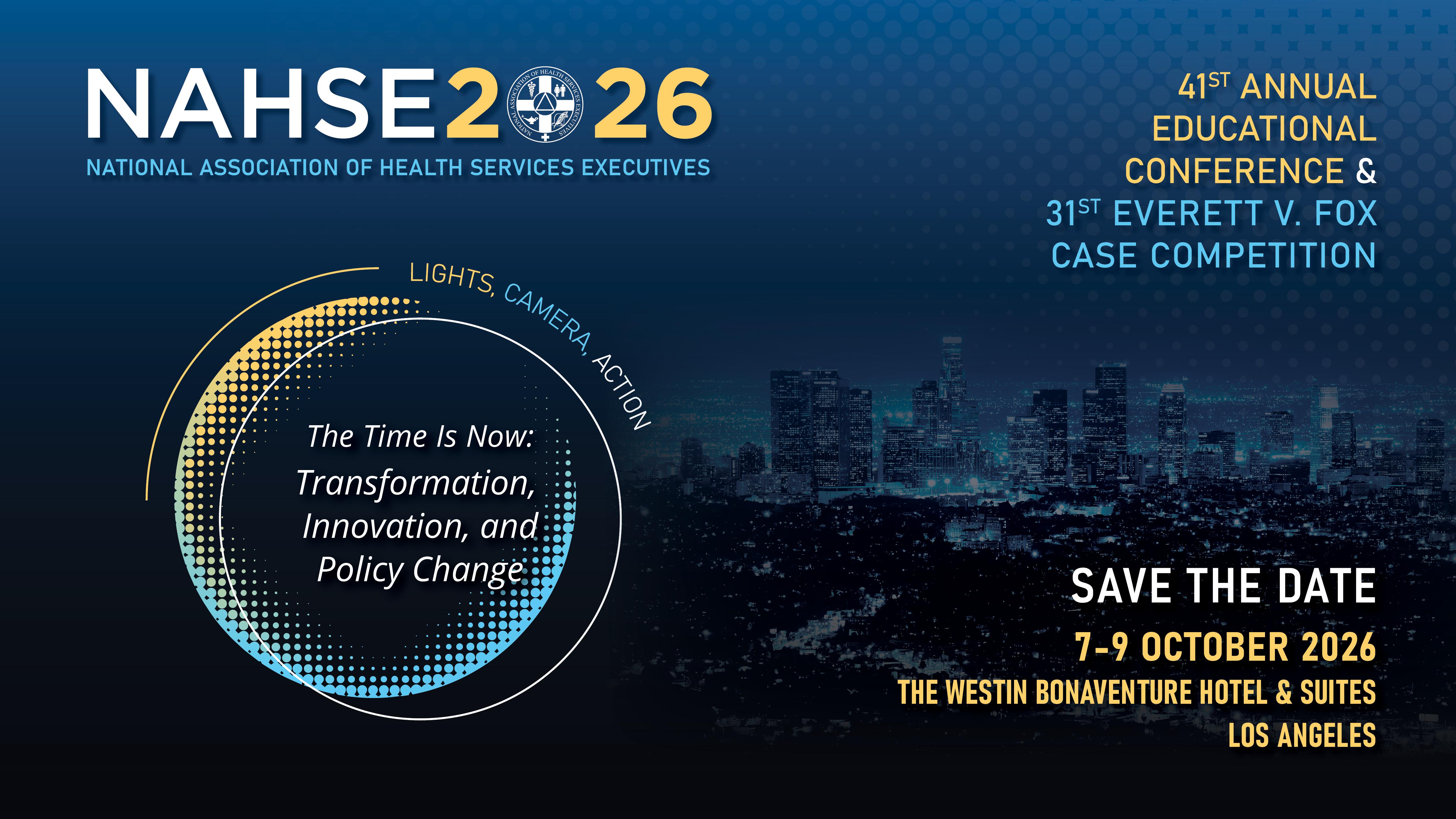 NAHSE 2026 Annual Education Conference and Everett V. Fox Case Competition